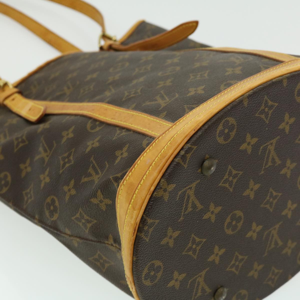 LOUIS VUITTON Monogram Bucket GM Shoulder Bag M42236 LV Auth am2639g