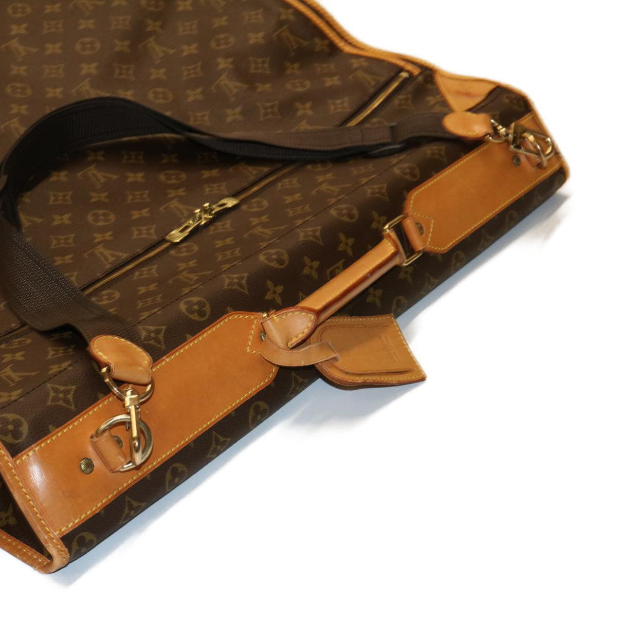 LOUIS VUITTON Monogram Portable Bandouliere Garment Cover M23418 LV Auth am2658g