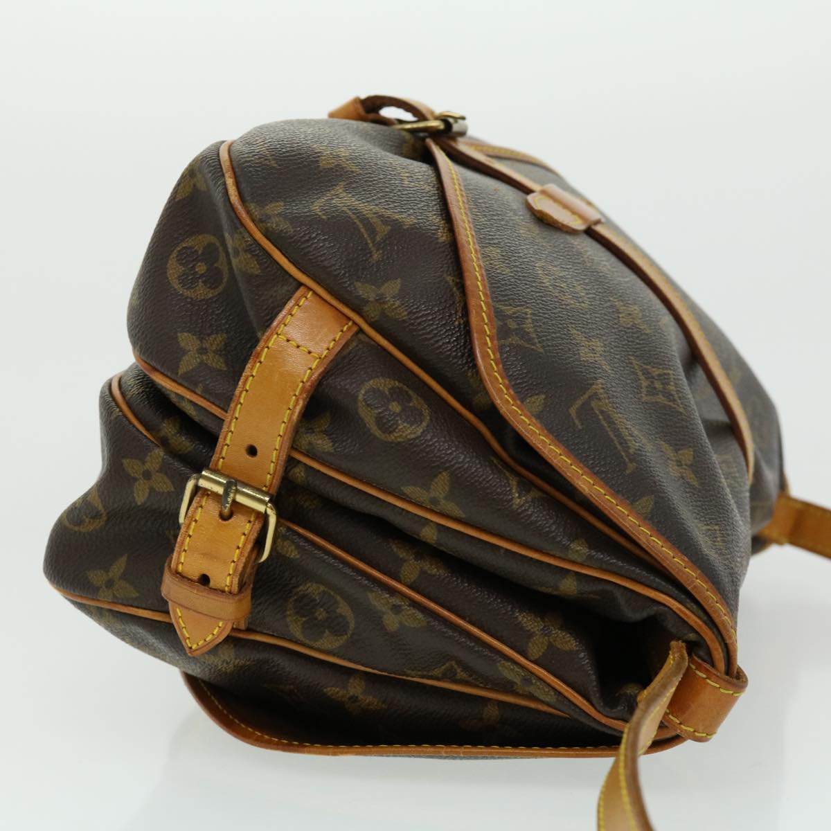 LOUIS VUITTON Monogram Saumur 30 Shoulder Bag M42256 LV Auth am2670g