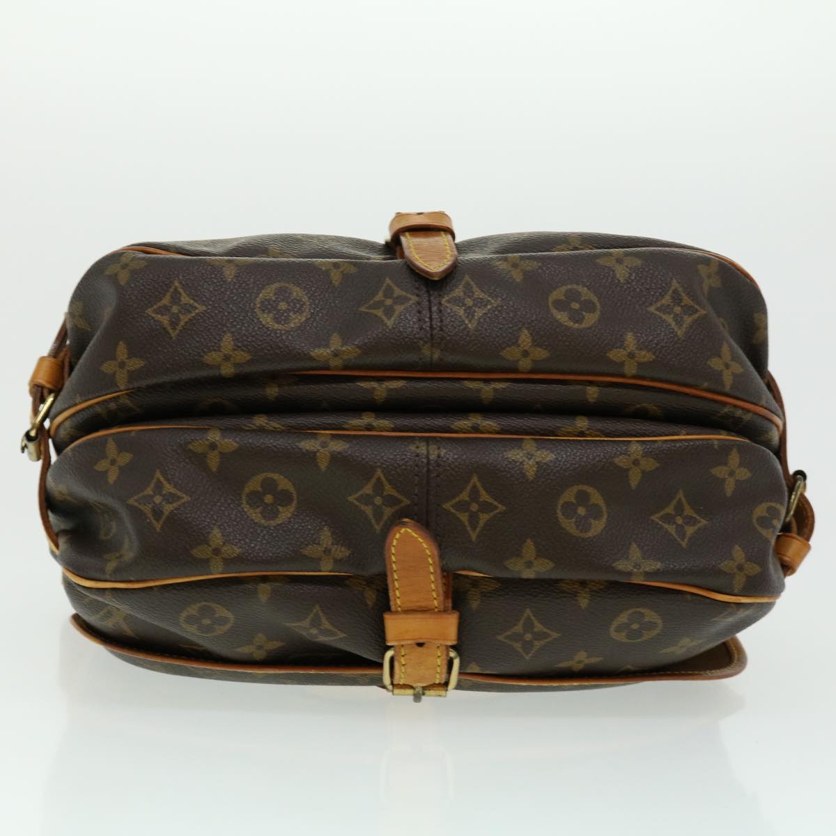 LOUIS VUITTON Monogram Saumur 30 Shoulder Bag M42256 LV Auth am2670g