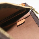 LOUIS VUITTON graffiti Pochette Accessoires Pouch Green M92191 LV Auth am268g-20