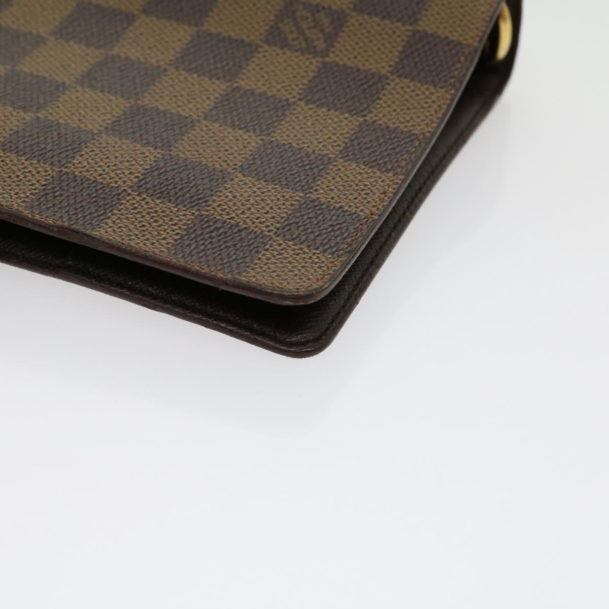 LOUIS VUITTON Damier Ebene Agenda MM Day Planner Cover R20240 LV Auth am2692g