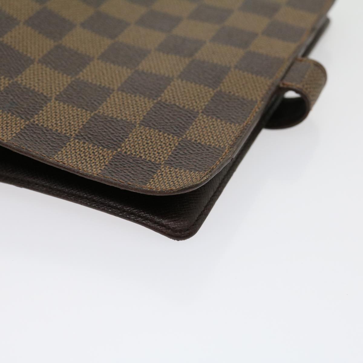 LOUIS VUITTON Damier Ebene Agenda MM Day Planner Cover R20240 LV Auth am2692g