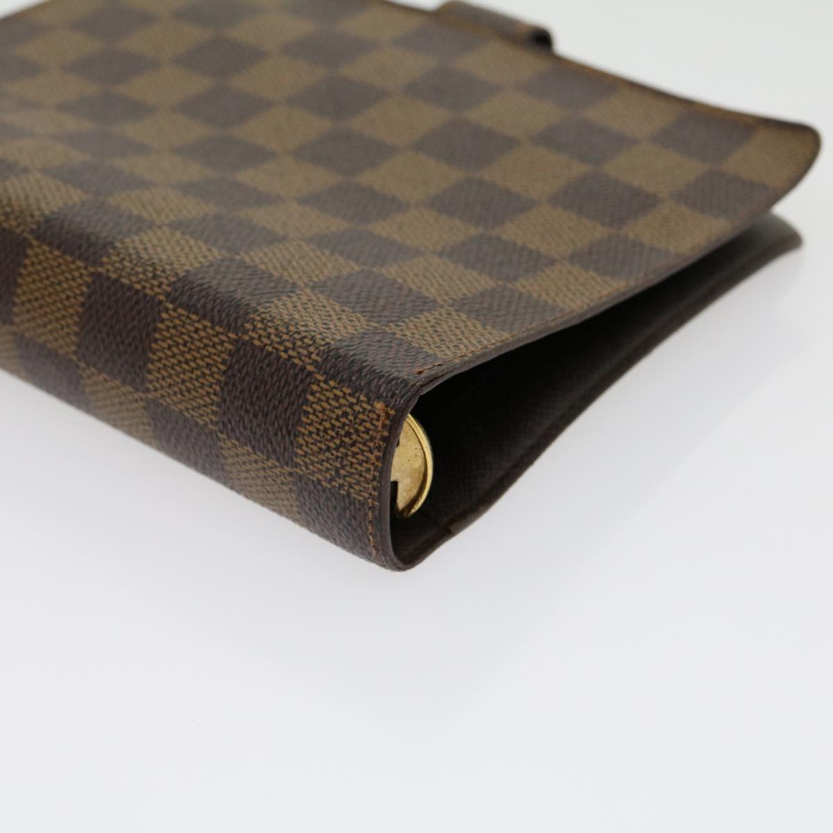 LOUIS VUITTON Damier Ebene Agenda MM Day Planner Cover R20240 LV Auth am2692g