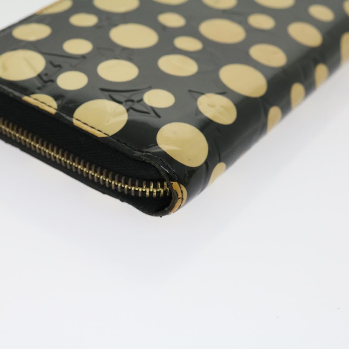 LOUIS VUITTON Vernis Dot Infinity Zippy Wallet Yayoi Kusama DH64220 Auth am2698g