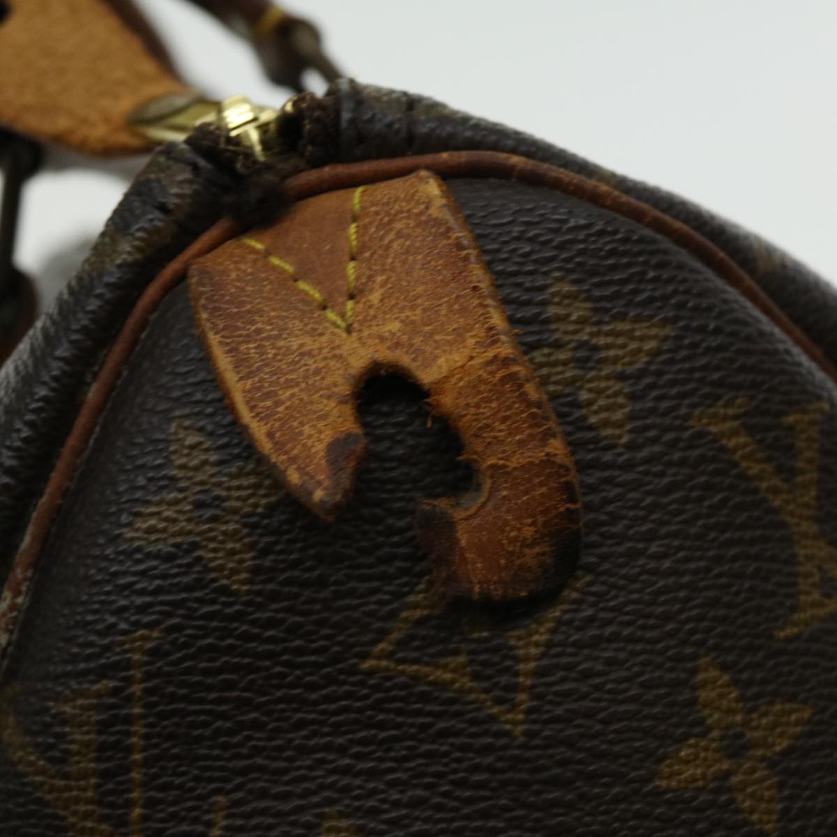 LOUIS VUITTON Monogram Speedy 25 Hand Bag M41528 LV Auth am2704g