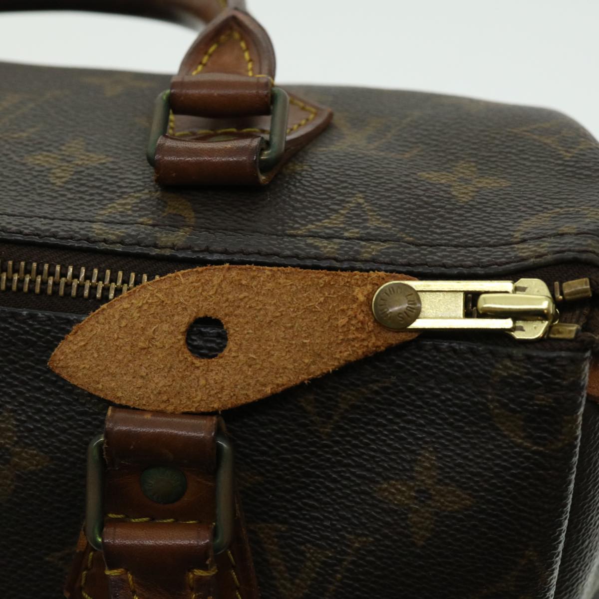 LOUIS VUITTON Monogram Speedy 25 Hand Bag M41528 LV Auth am2704g