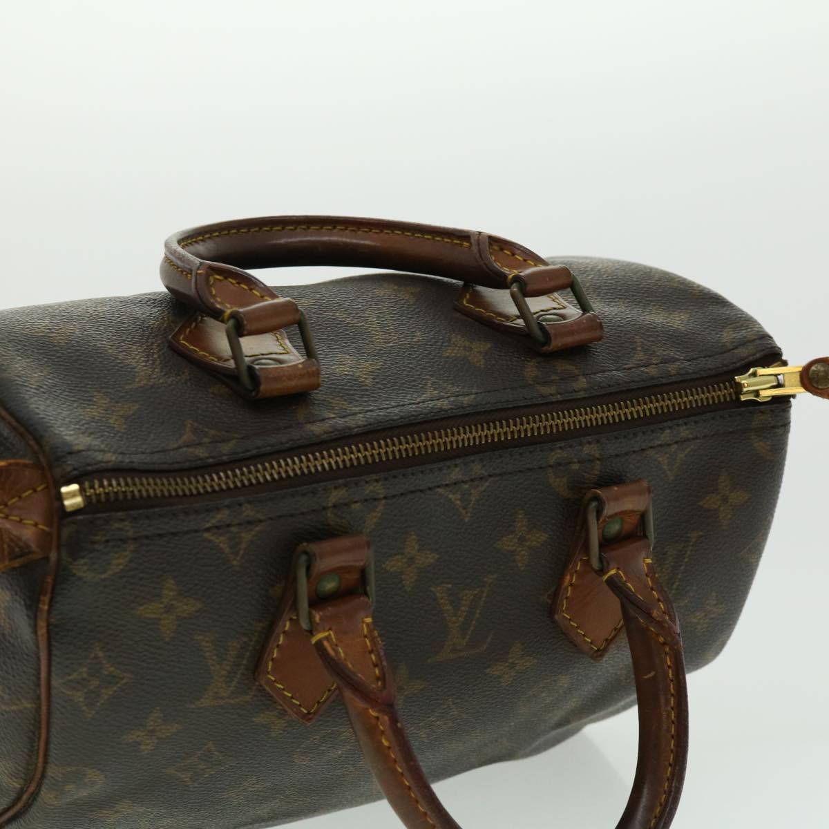 LOUIS VUITTON Monogram Speedy 25 Hand Bag M41528 LV Auth am2704g