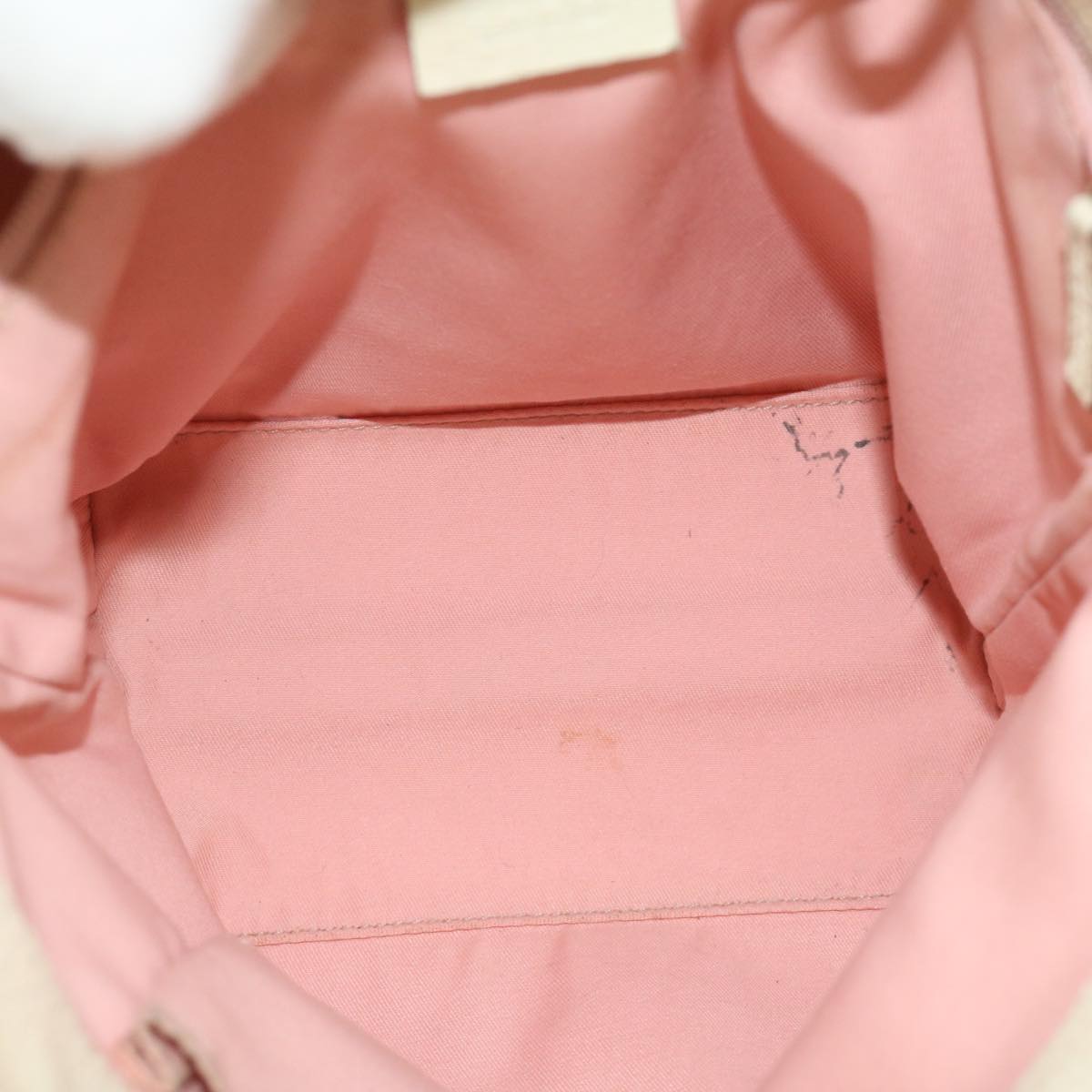 GUCCI GG Canvas Tote Bag Pink Auth am2713g