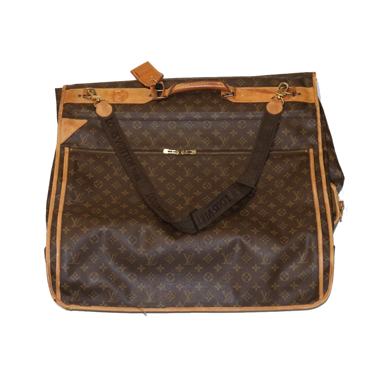 LOUIS VUITTON Monogram Portable cabin Garment Cover M23420 LV Auth am2723g