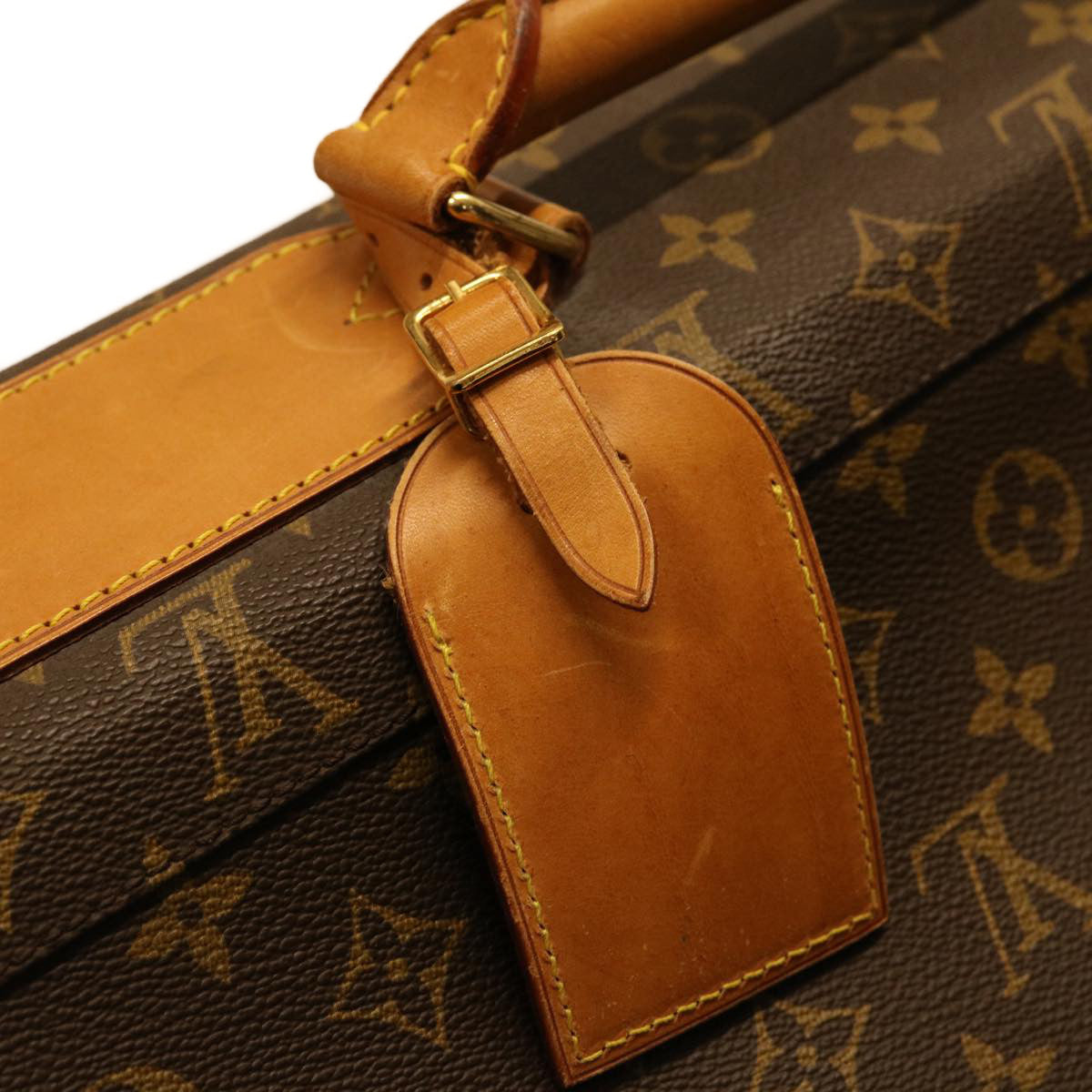 LOUIS VUITTON Monogram Portable Sunk Center Garment Cover M23412 LV Auth am2724g