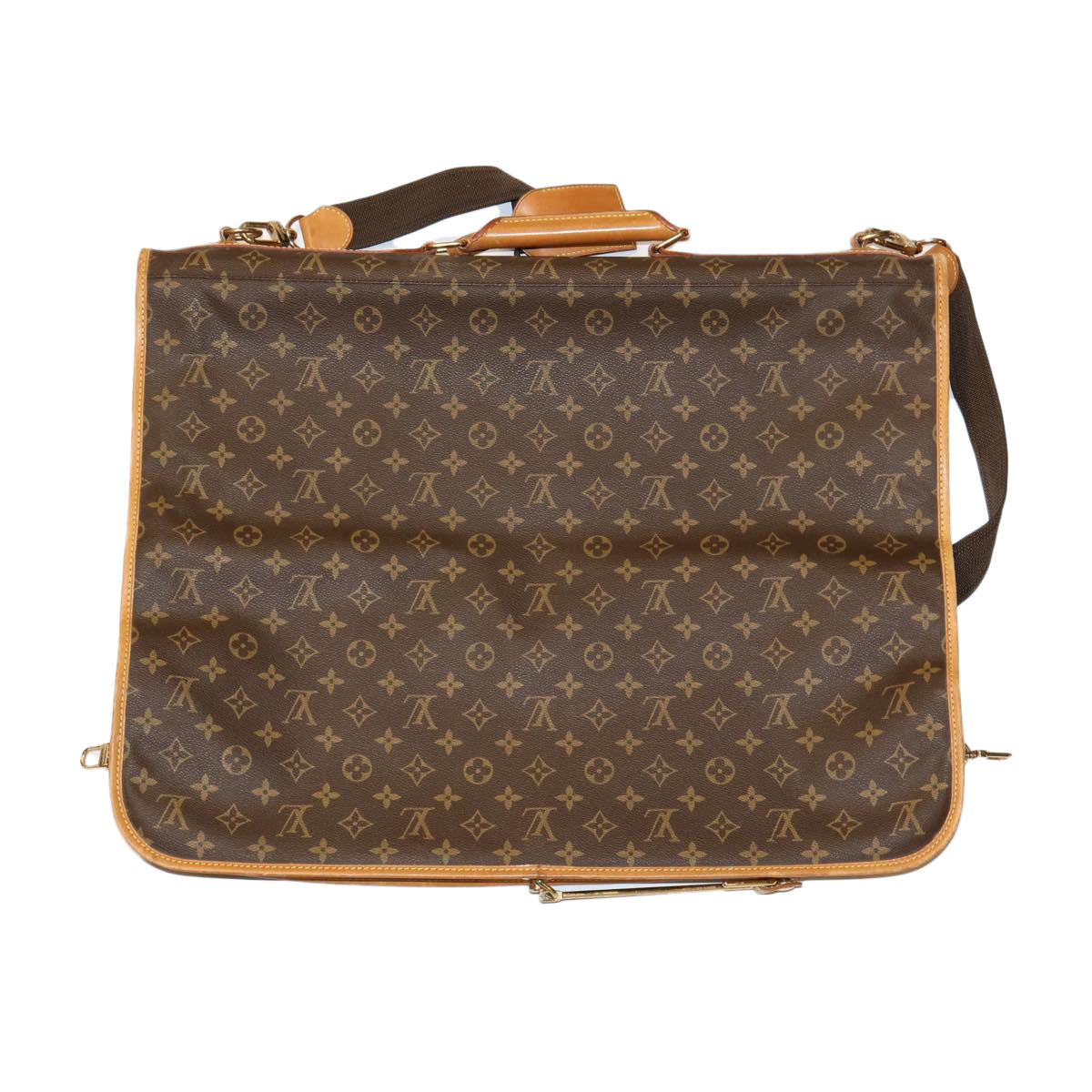 LOUIS VUITTON Monogram Portable Sunk Center Garment Cover M23412 LV Auth am2724g - 0