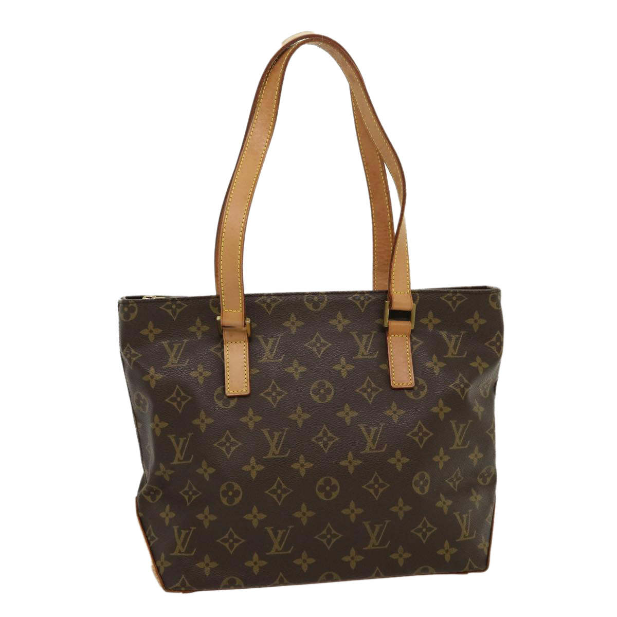 LOUIS VUITTON Monogram Cabas Piano Tote Bag M51148 LV Auth am2749g