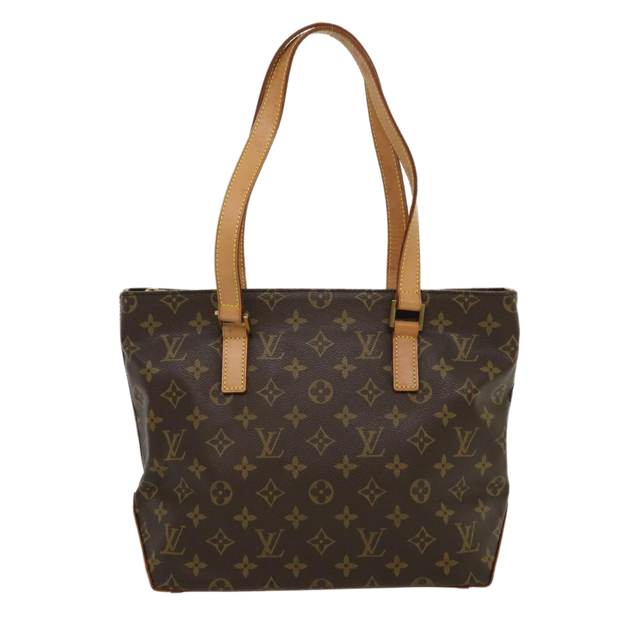 LOUIS VUITTON Monogram Cabas Piano Tote Bag M51148 LV Auth am2749g