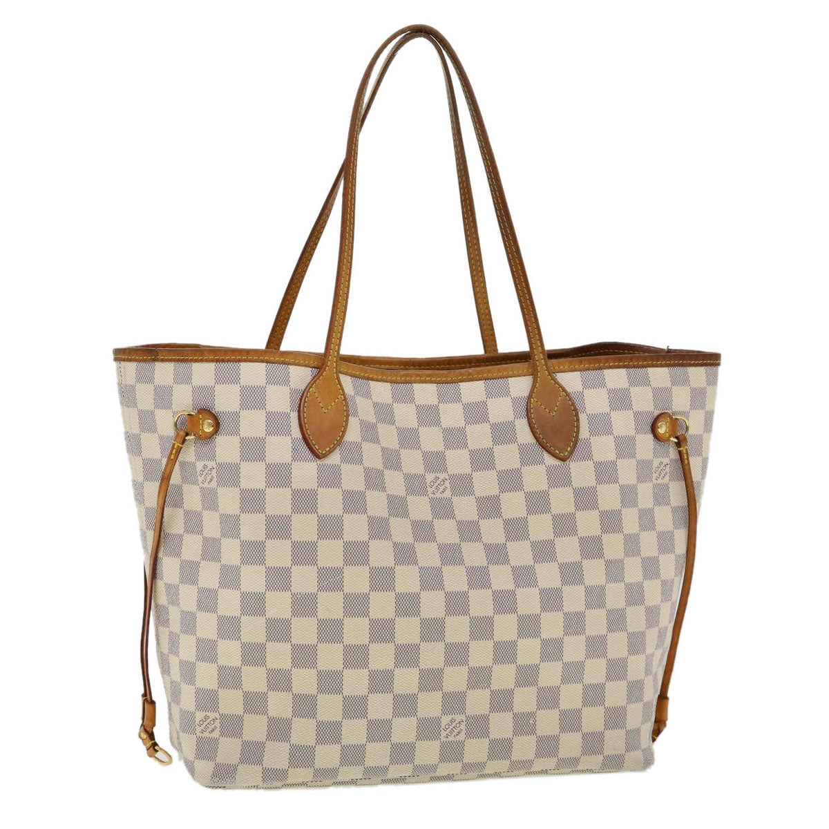 LOUIS VUITTON Damier Azur Neverfull MM Tote Bag N41605 LV Auth am2755g