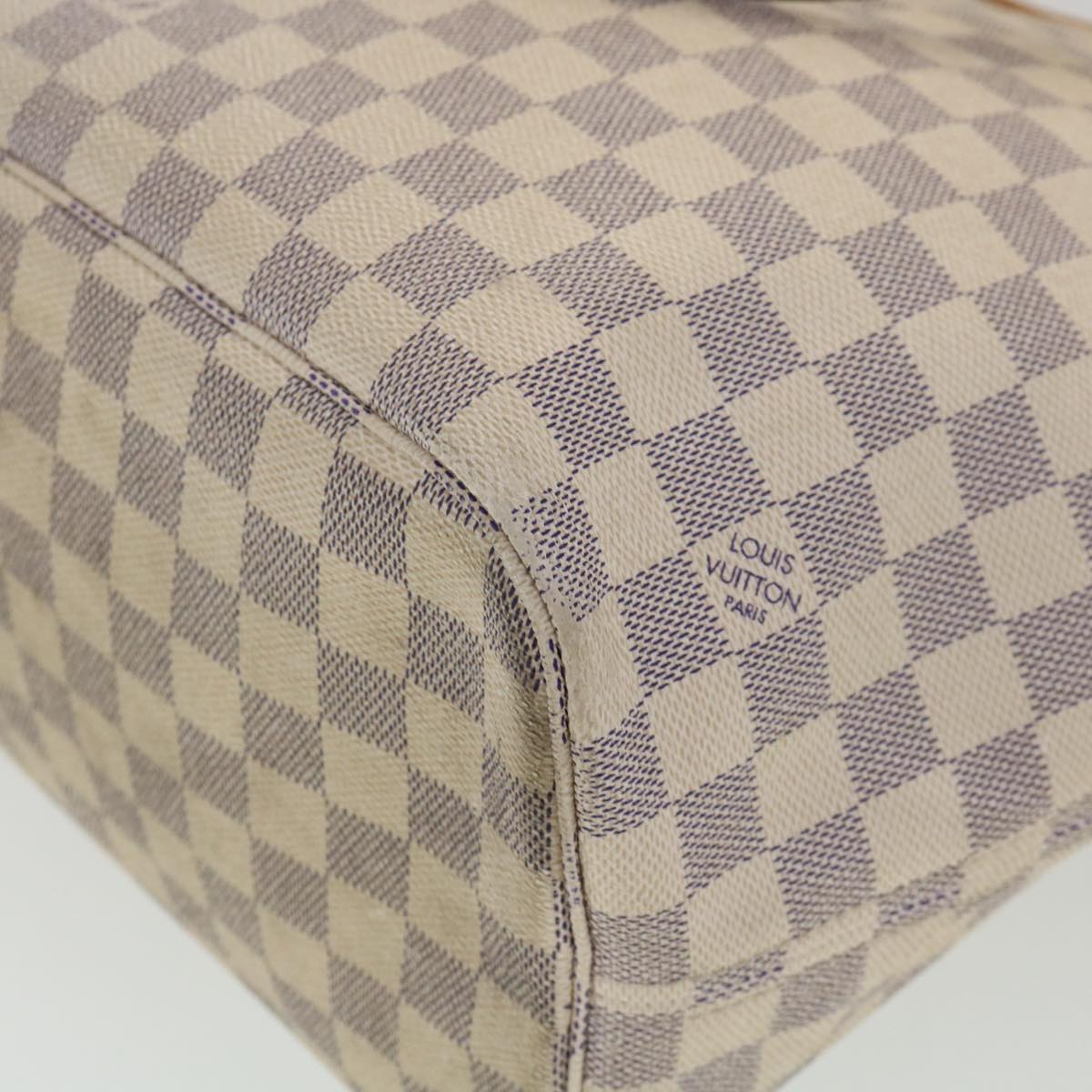 LOUIS VUITTON Damier Azur Neverfull MM Tote Bag N41605 LV Auth am2755g