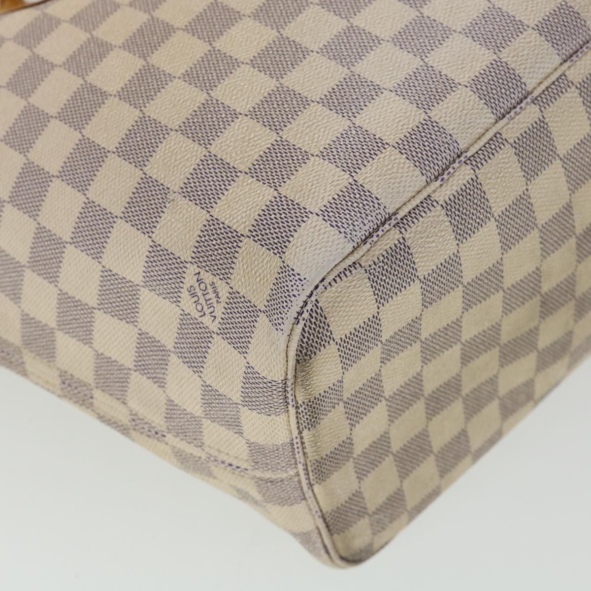 LOUIS VUITTON Damier Azur Neverfull MM Tote Bag N41605 LV Auth am2755g