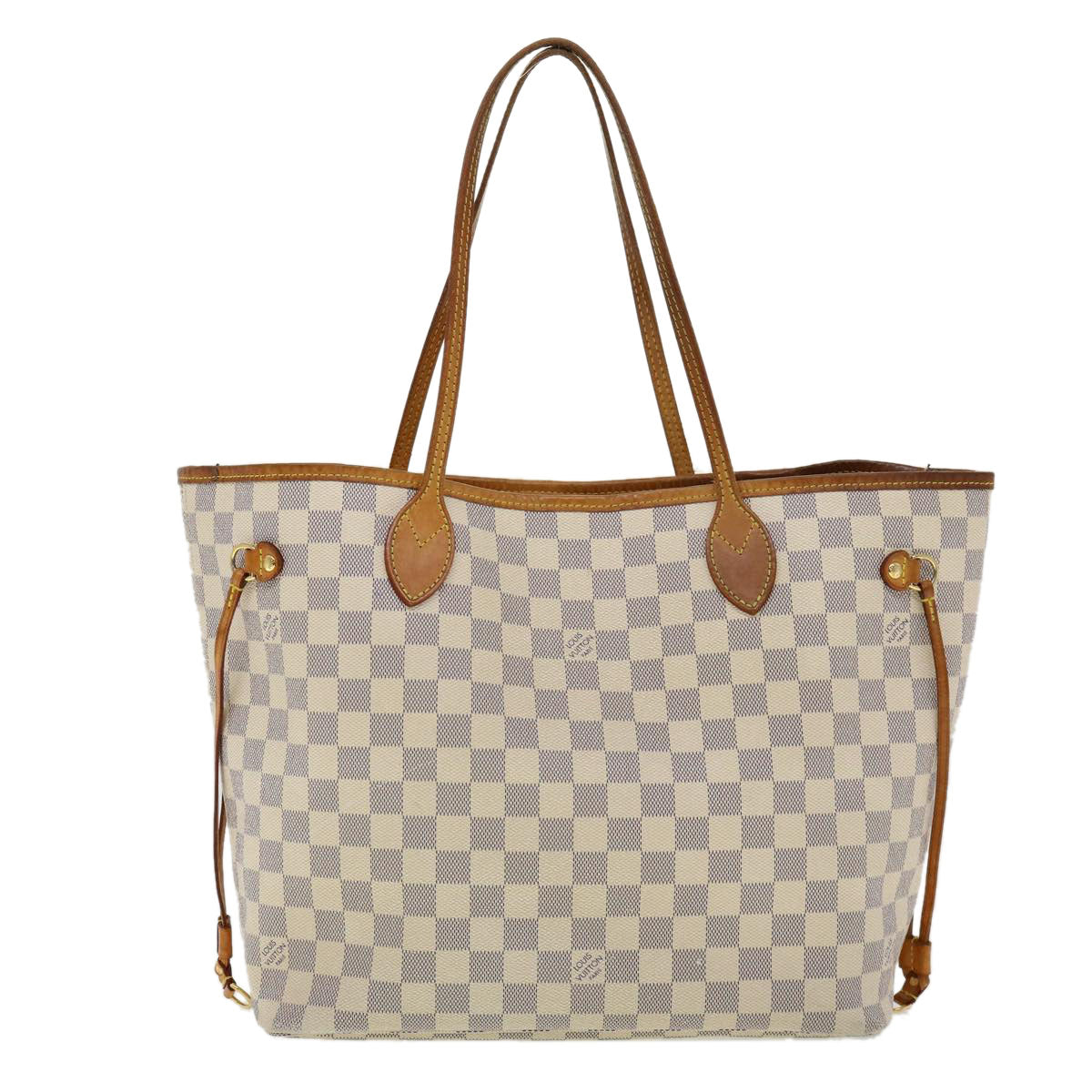 LOUIS VUITTON Damier Azur Neverfull MM Tote Bag N41605 LV Auth am2755g