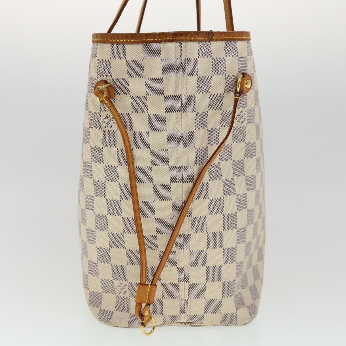 LOUIS VUITTON Damier Azur Neverfull MM Tote Bag N41605 LV Auth am2755g