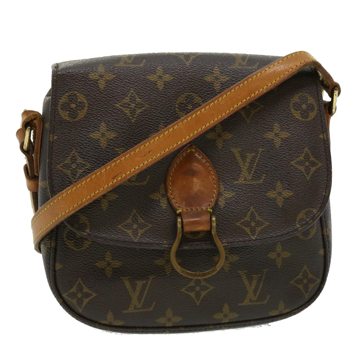 LOUIS VUITTON Monogram Saint Cloud MM Shoulder Bag M51243 LV Auth am2789g