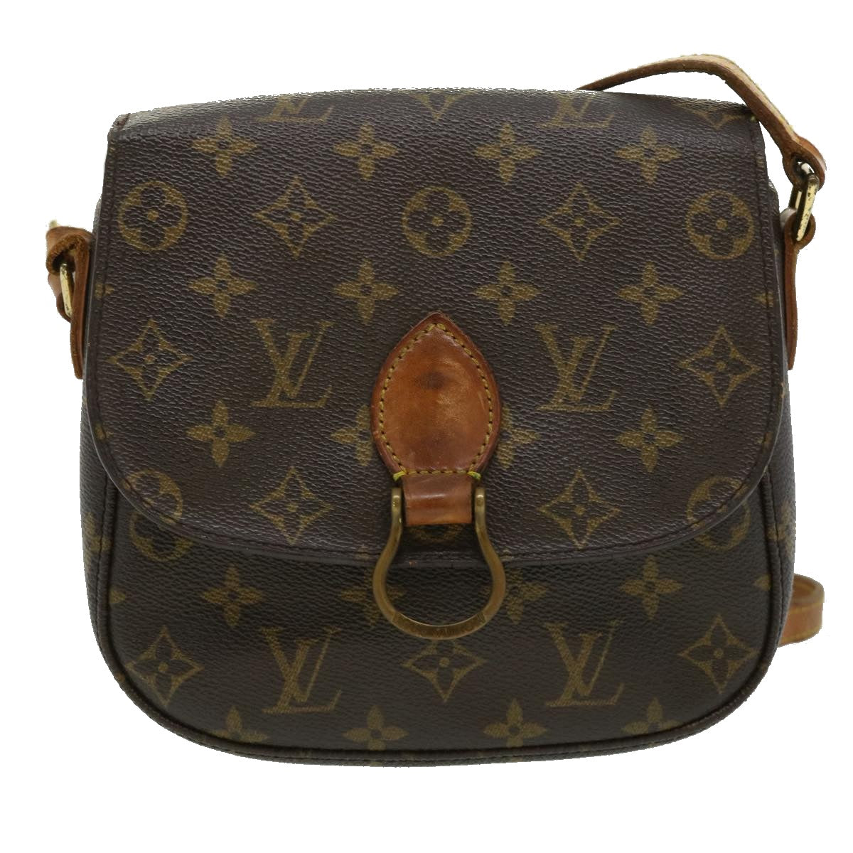 LOUIS VUITTON Monogram Saint Cloud MM Shoulder Bag M51243 LV Auth am2789g