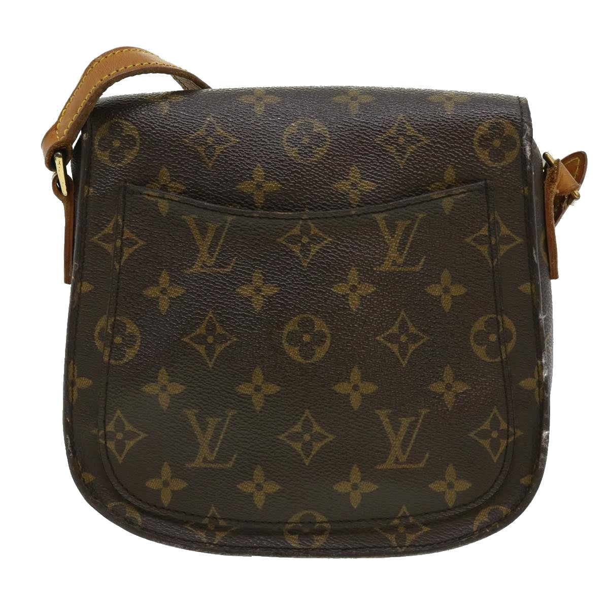 LOUIS VUITTON Monogram Saint Cloud MM Shoulder Bag M51243 LV Auth am2789g