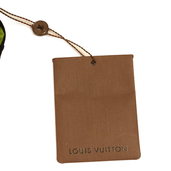 LOUIS VUITTON Monogram graffiti Pants Nylon Green Black LV Auth am2793g