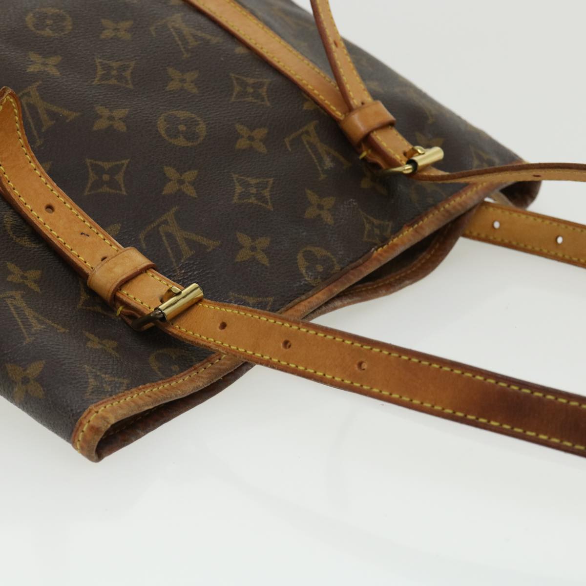 LOUIS VUITTON Monogram Bucket GM Shoulder Bag M42236 LV Auth am2809g