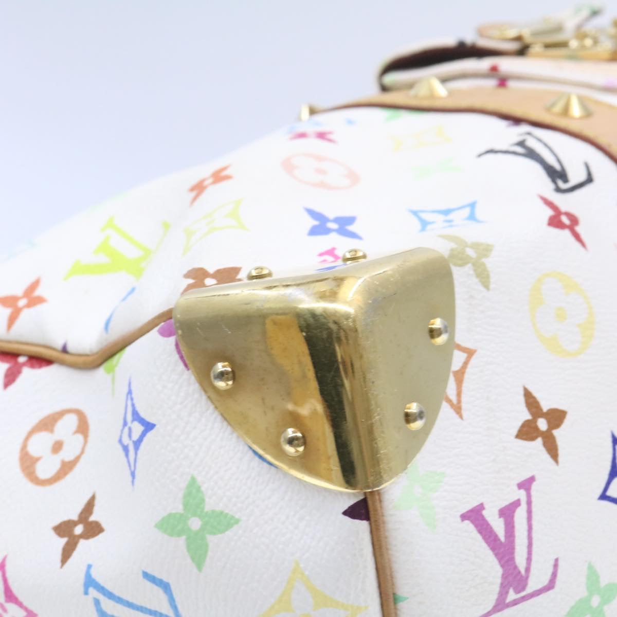 LOUIS VUITTON Monogram Multicolor Keepall 45 Boston Bag M92641 LV Auth am346gA