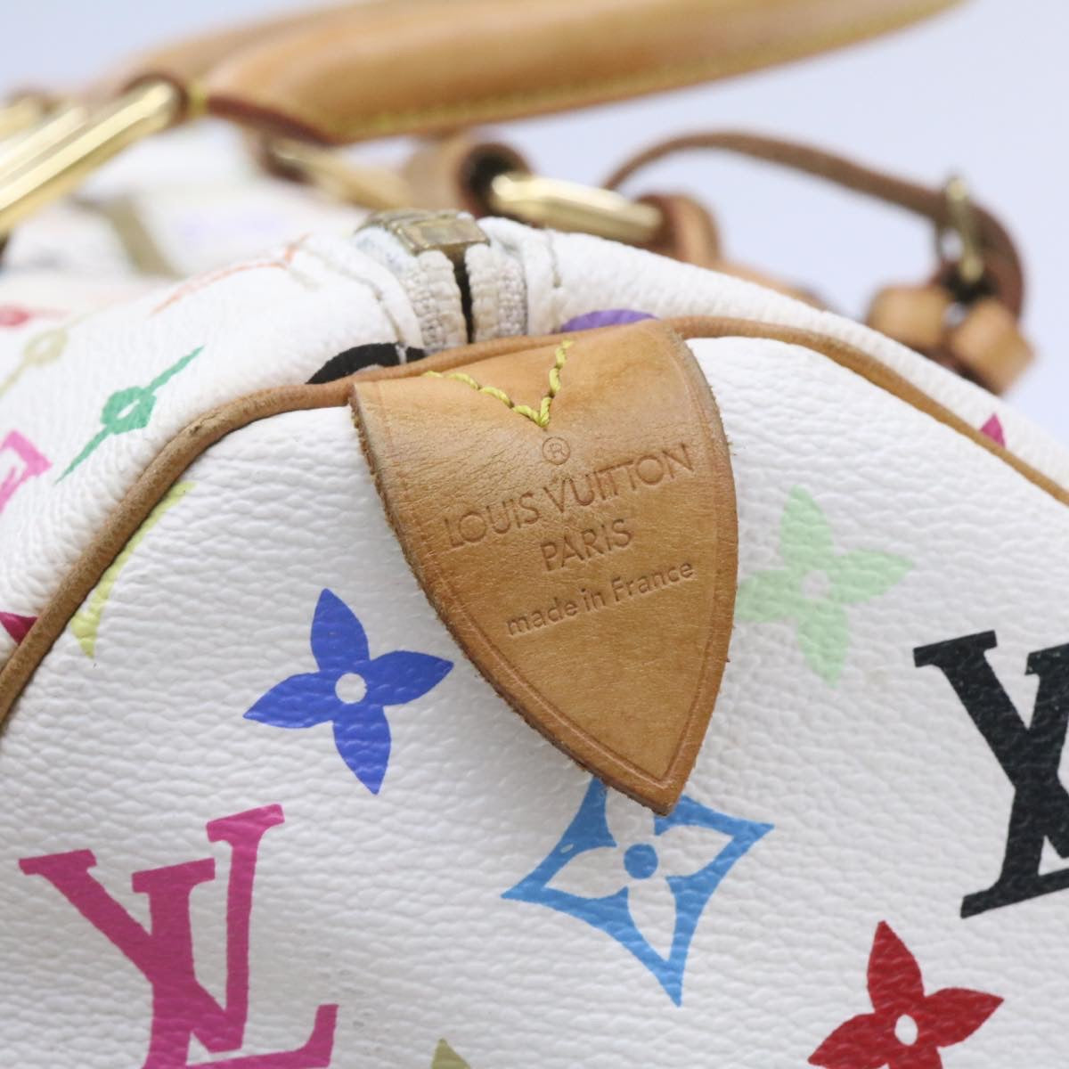 LOUIS VUITTON Monogram Multicolor Keepall 45 Boston Bag M92641 LV Auth am346gA