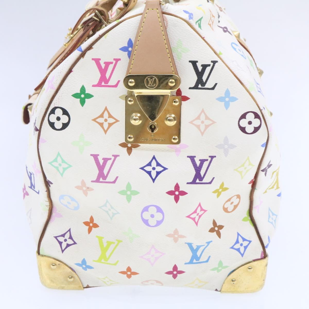 LOUIS VUITTON Monogram Multicolor Keepall 45 Boston Bag M92641 LV Auth am346gA