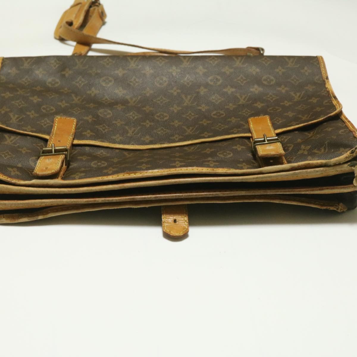 LOUIS VUITTON Monogram Sac Kleber Travel Case M58122 LV Auth am388g