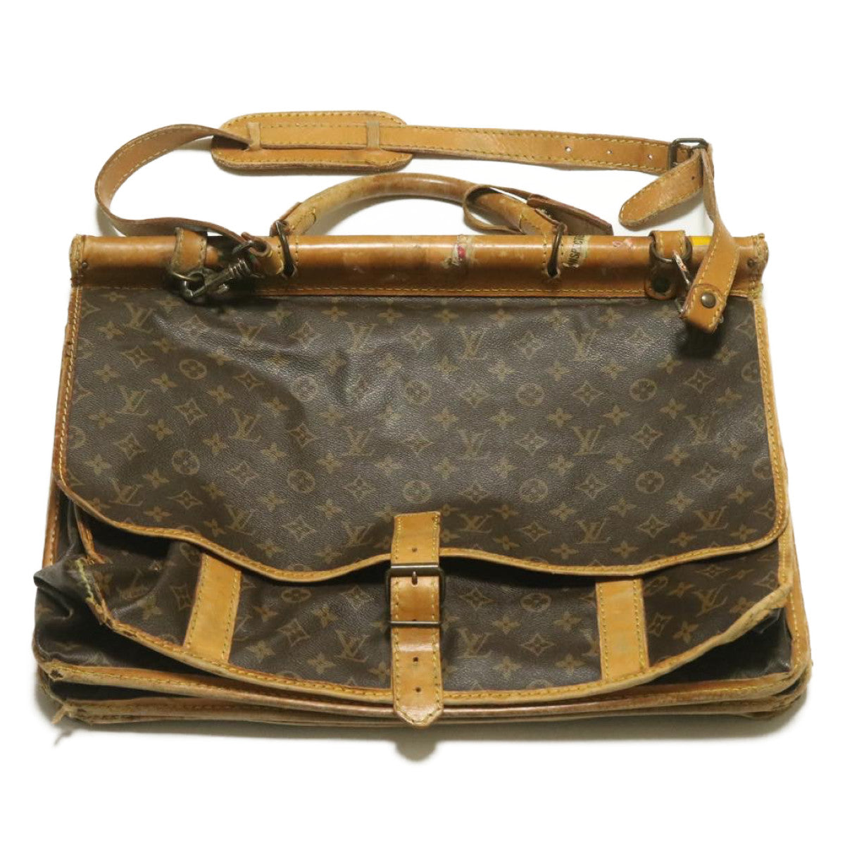 LOUIS VUITTON Monogram Sac Kleber Travel Case M58122 LV Auth am388g