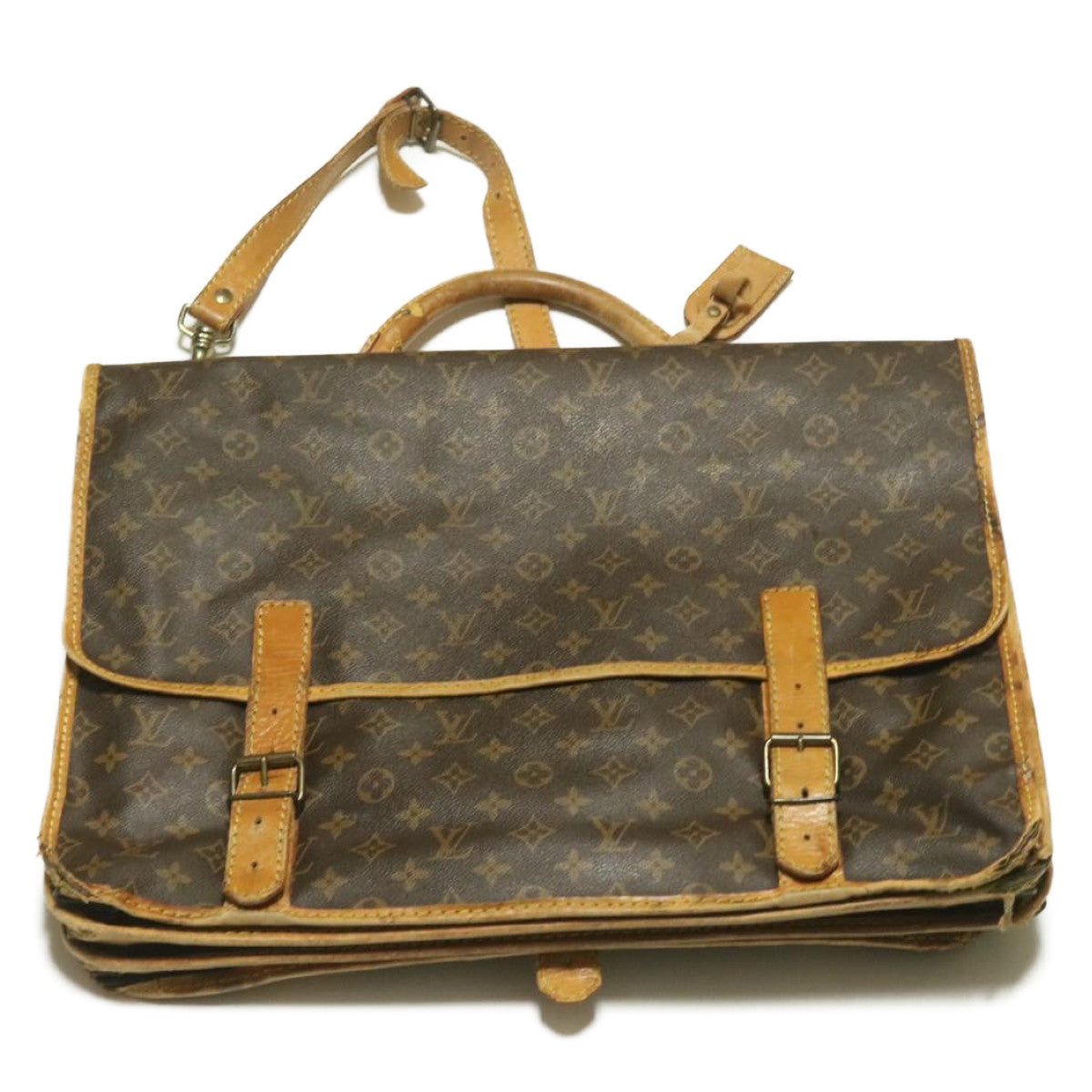 LOUIS VUITTON Monogram Sac Kleber Travel Case M58122 LV Auth am388g