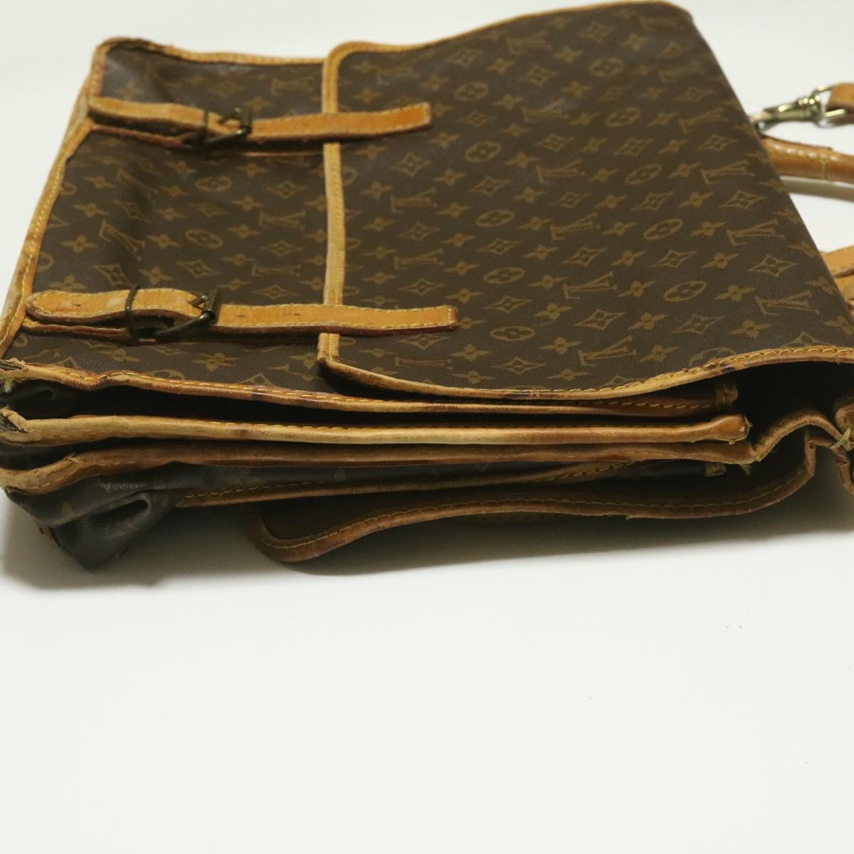 LOUIS VUITTON Monogram Sac Kleber Travel Case M58122 LV Auth am388g