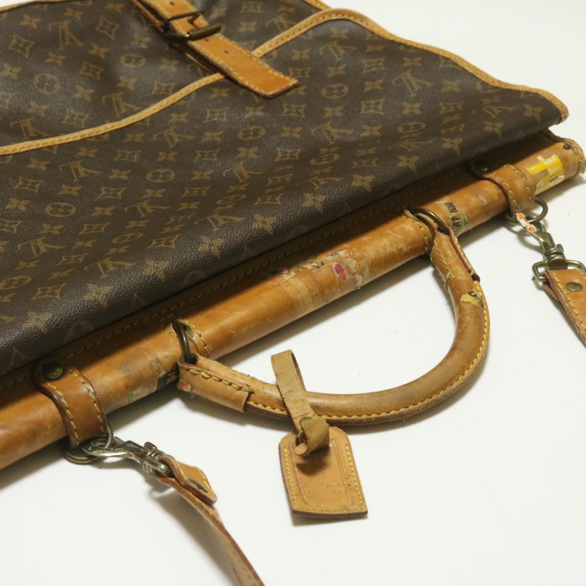 LOUIS VUITTON Monogram Sac Kleber Travel Case M58122 LV Auth am388g