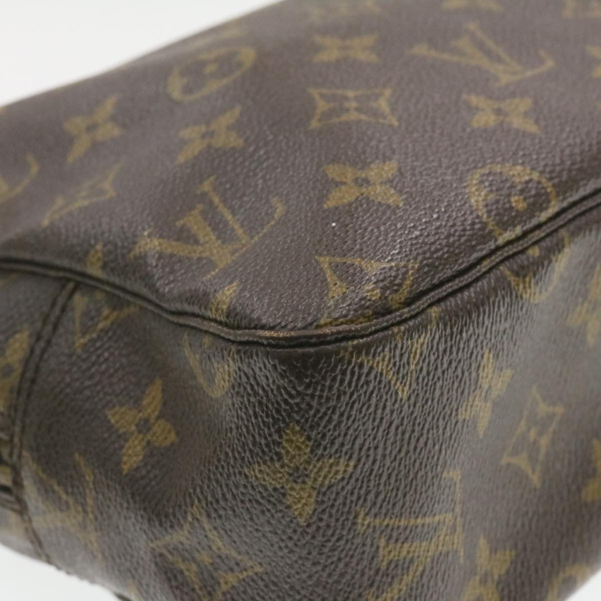 LOUIS VUITTON Monogram Trousse Toilette 28 Clutch Bag M47522 LV Auth am407g