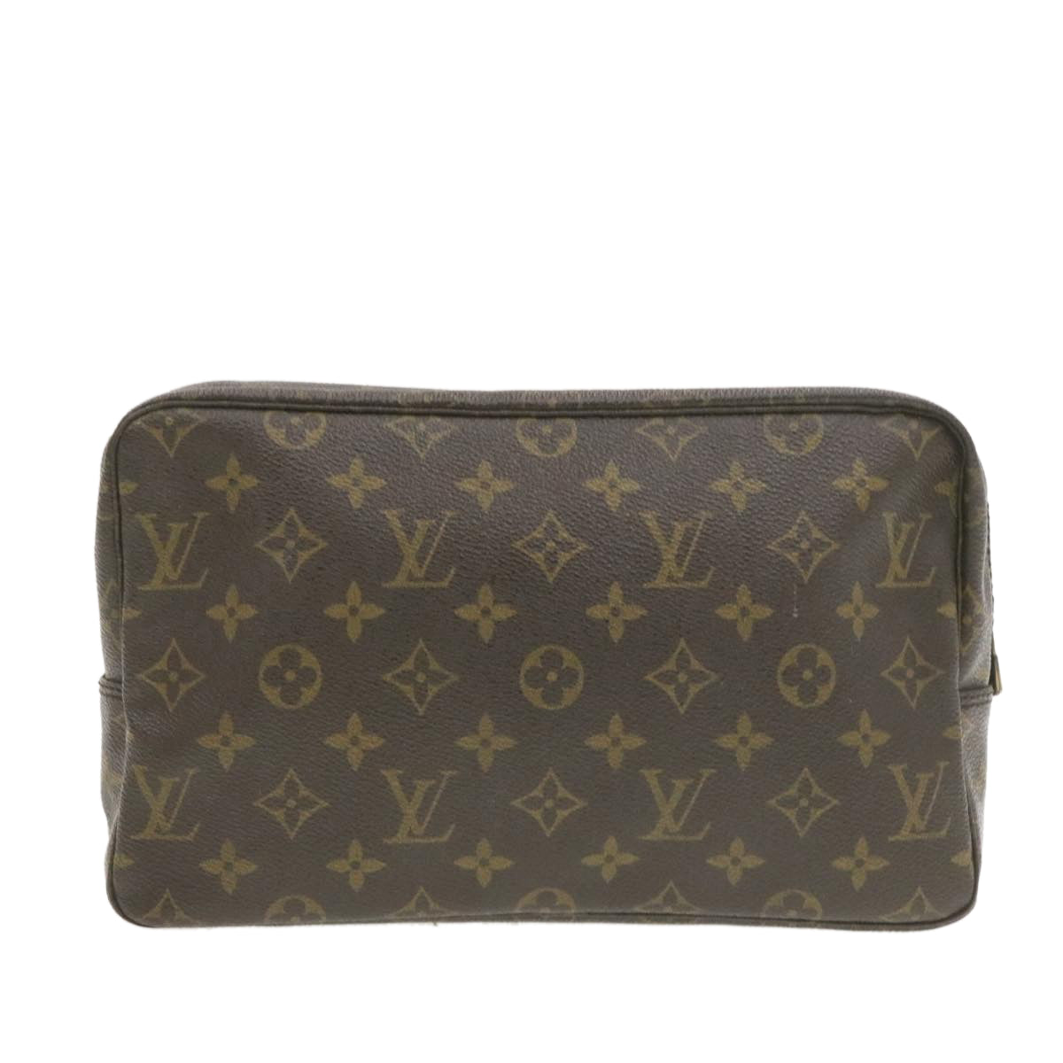 LOUIS VUITTON Monogram Trousse Toilette 28 Clutch Bag M47522 LV Auth am407g