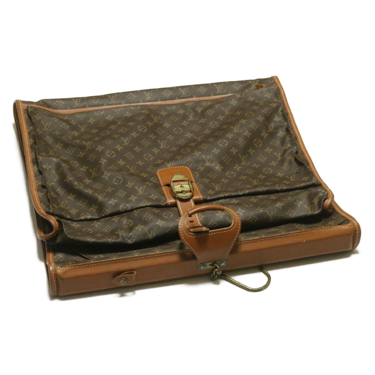 LOUIS VUITTON Monogram Garment Cover Portable Dome Vintage T23403 LV Auth am445g