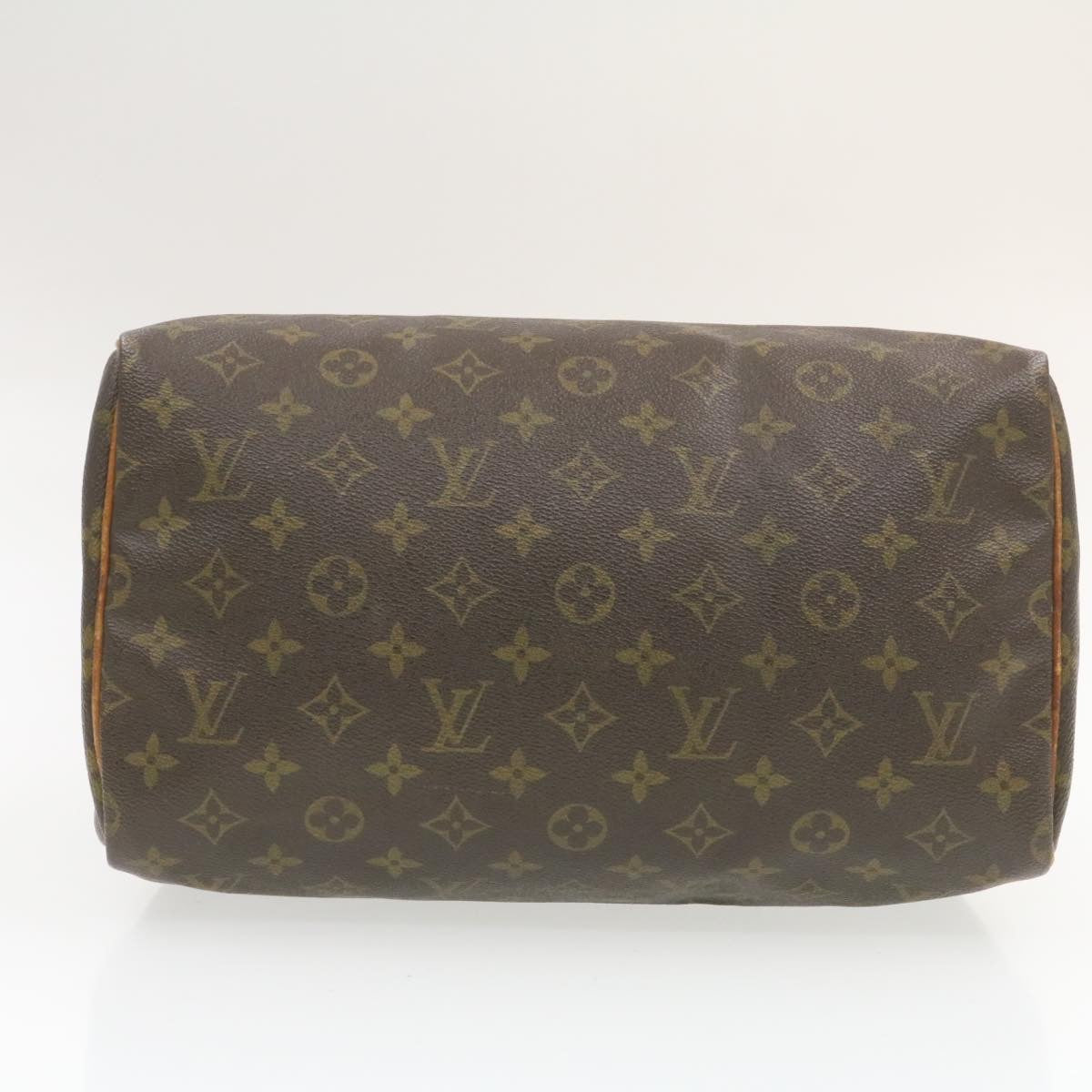 LOUIS VUITTON Monogram Speedy 30 Hand Bag M41526 LV Auth am489g