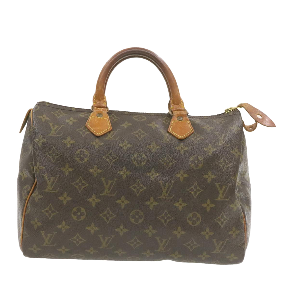 LOUIS VUITTON Monogram Speedy 30 Hand Bag M41526 LV Auth am489g