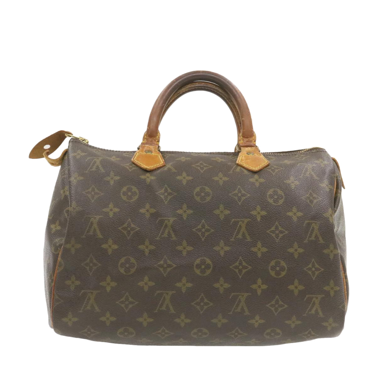 LOUIS VUITTON Monogram Speedy 30 Hand Bag M41526 LV Auth am489g