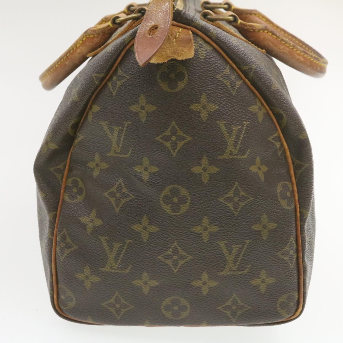 LOUIS VUITTON Monogram Speedy 30 Hand Bag M41526 LV Auth am489g