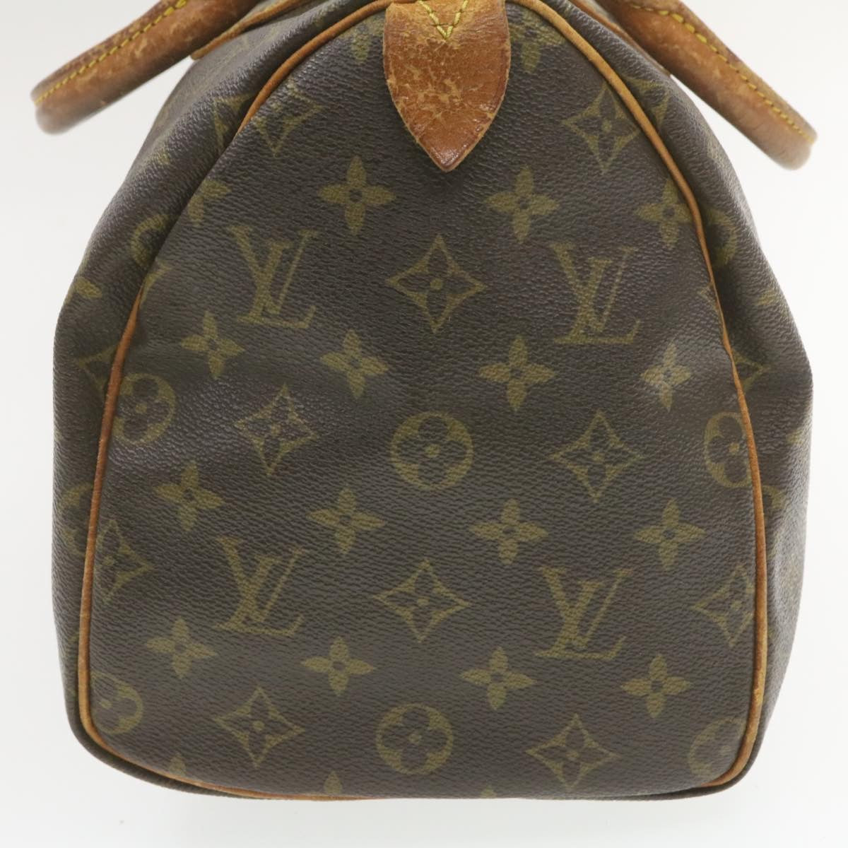 LOUIS VUITTON Monogram Speedy 30 Hand Bag M41526 LV Auth am489g