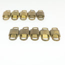 LOUIS VUITTON Padlock 10set Padlock Gold Tone LV Auth am518g-5