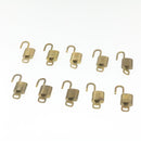 LOUIS VUITTON Padlock 10set Padlock Gold Tone LV Auth am518g-8