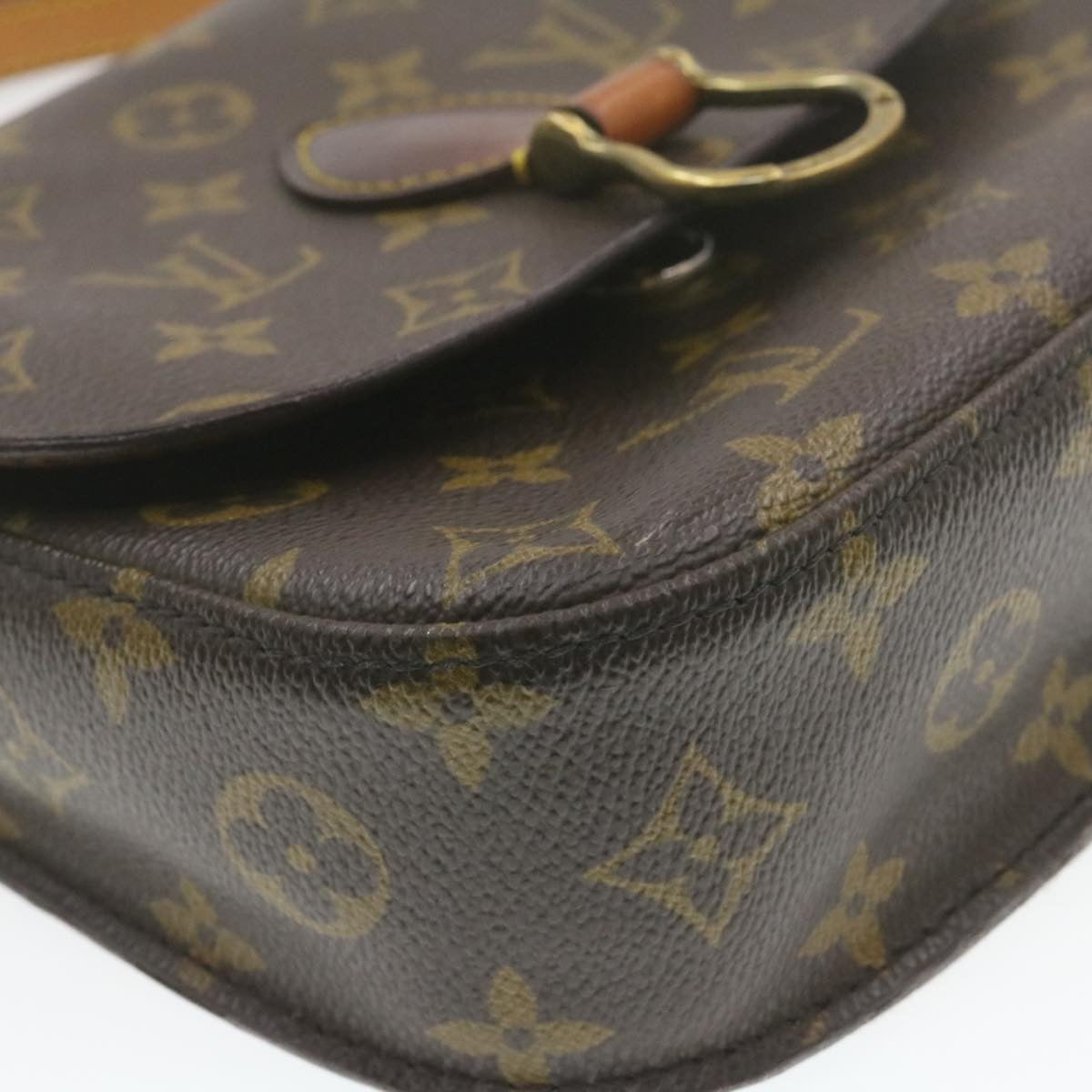 LOUIS VUITTON Monogram Saint Cloud MM Shoulder Bag M51243 LV Auth am523g