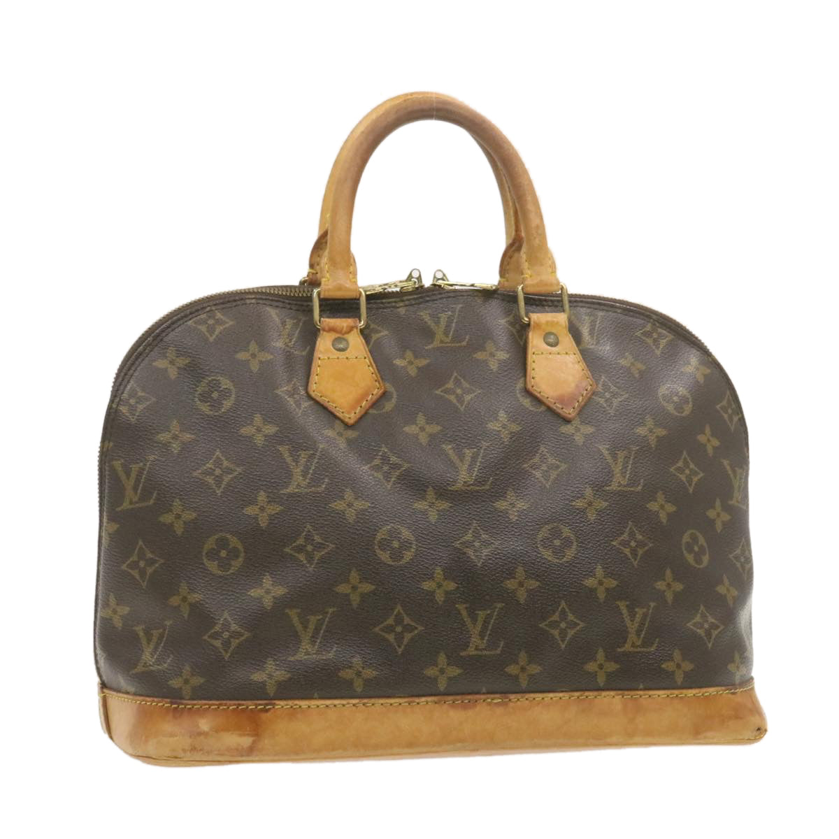 LOUIS VUITTON Monogram Alma Hand Bag M51130 LV Auth am527g