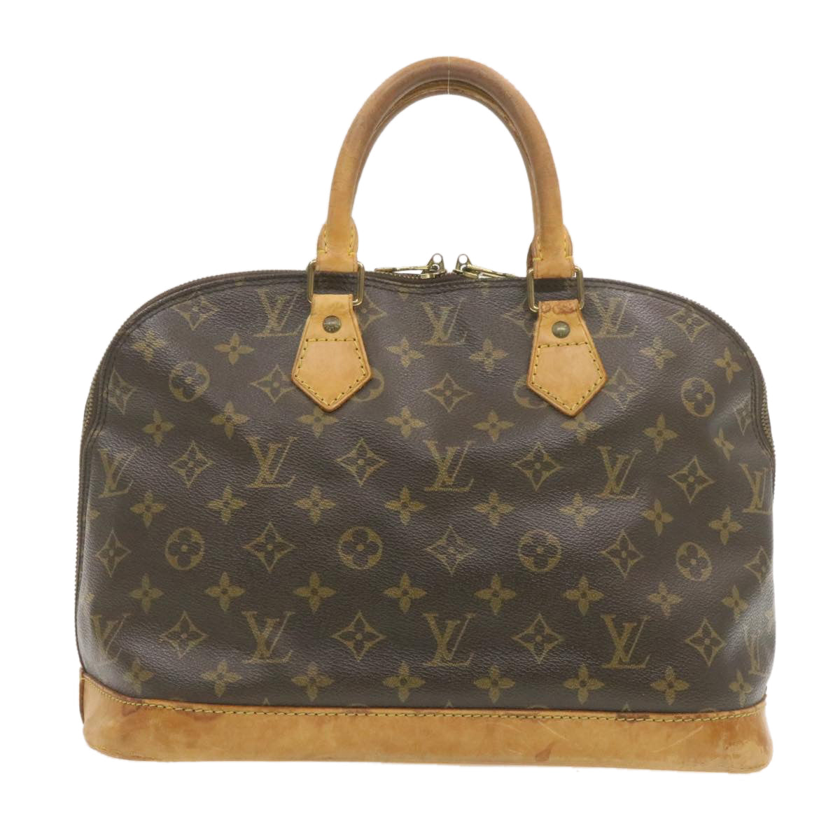 LOUIS VUITTON Monogram Alma Hand Bag M51130 LV Auth am527g