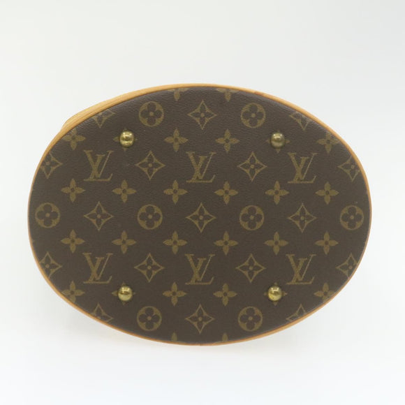 LOUIS VUITTON Monogram Bucket GM Shoulder Bag M42236 LV Auth am591g
